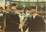 Graduation of first Ph.D. student Martin Jones, Atlanta 1989